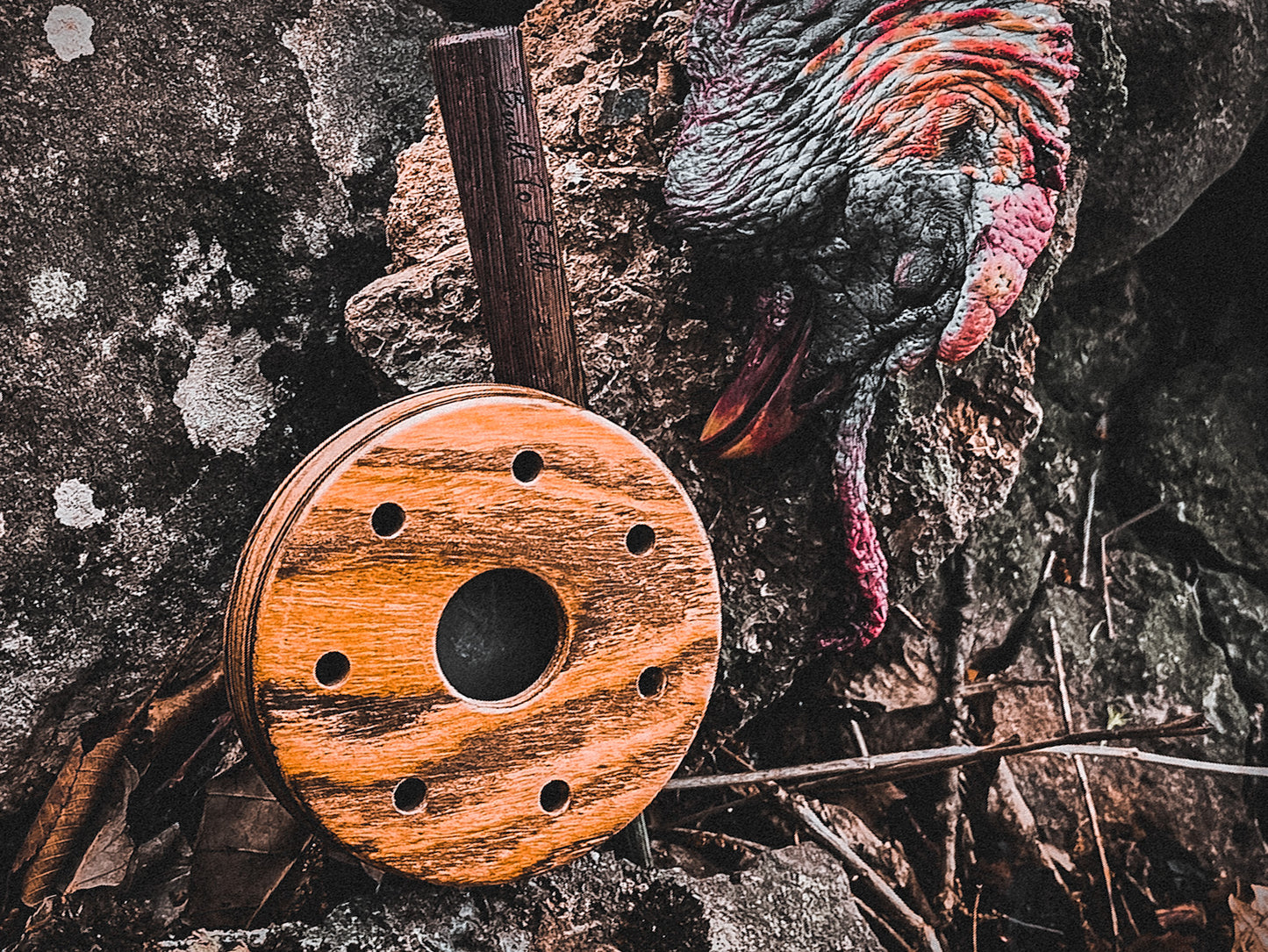 Double sided pot glass over slate